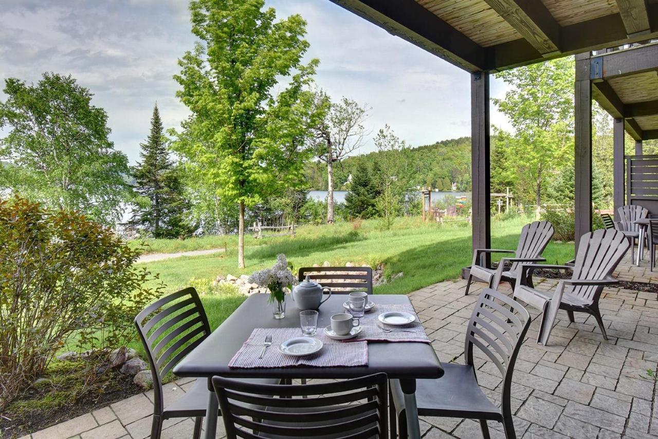 Quiet Condo On Ground Floor Steps To The Lake Lac-Superieur Εξωτερικό φωτογραφία